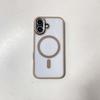 Slim Transparent TPU Case With Magnetic Ring IPhone 14 Pro Max 15 16 13 Compatible Shockproof Protective Cover