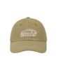 Imiseu White Stitch Ball Cap-Khaki Beige