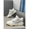 Autumn new leather soft-soled low-top shoes sports and leisure board shoes light zmd
