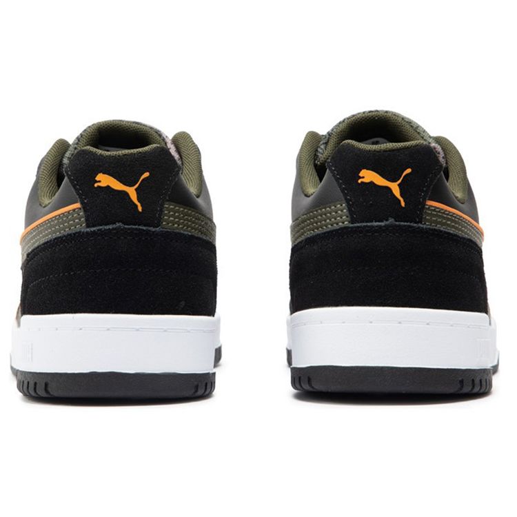 Puma Rbd Game Fabric Retro Casual Low-Top Sneakers Unisex sneakers Black-Olive 386374-01