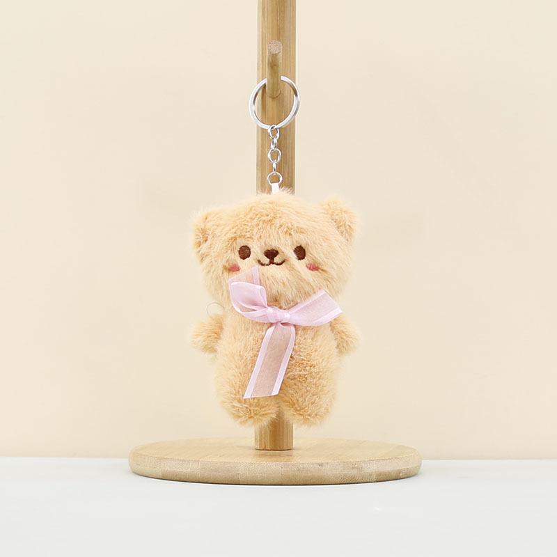 Bear Whimsical Stuffed Keychain And Lovely Bunny Bag Pendant For Use Everyday