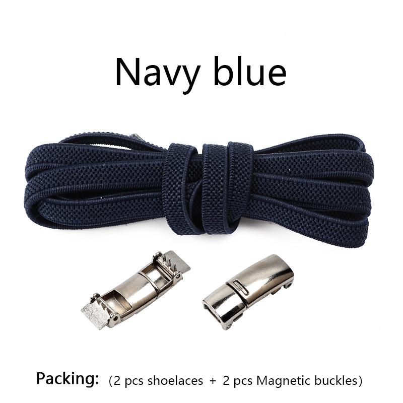 1 Pair No tie Shoelaces Magnetic Lock Elastic Shoe Laces For Kids and Adult Sneakers for Shoelace Flat Rubber Bands Shoestrings