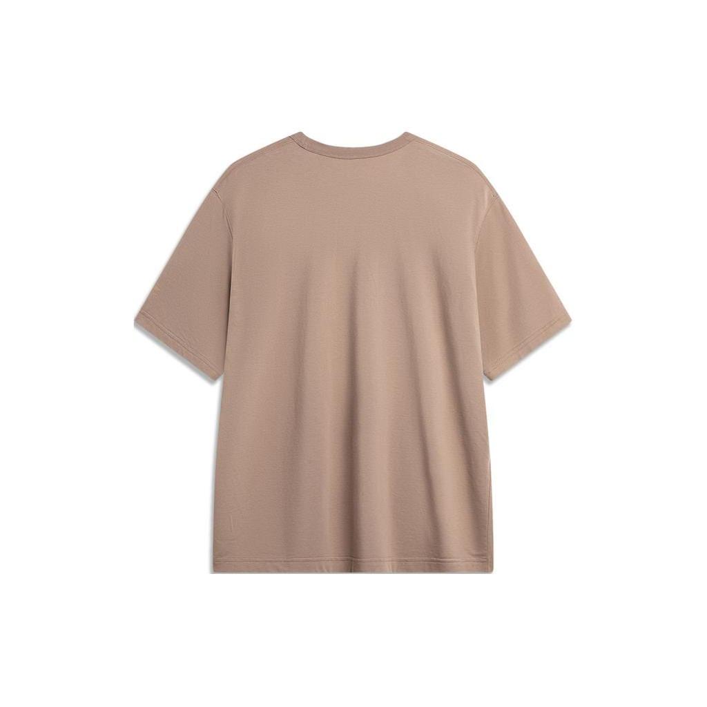 Li Ning Sports Life Collection T-Shirt Herren Kakaobraun AHSU295-4