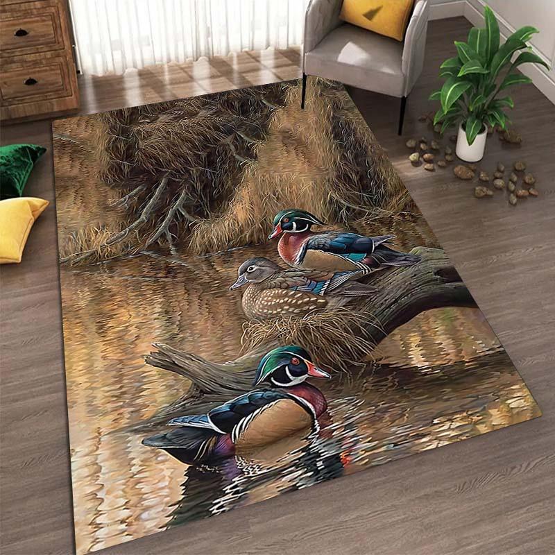 Nordic Countryside Style Carpet Bedroom Sofa Tea Table Tatami Cartoon Long Strip Home Living Room Floor Mat