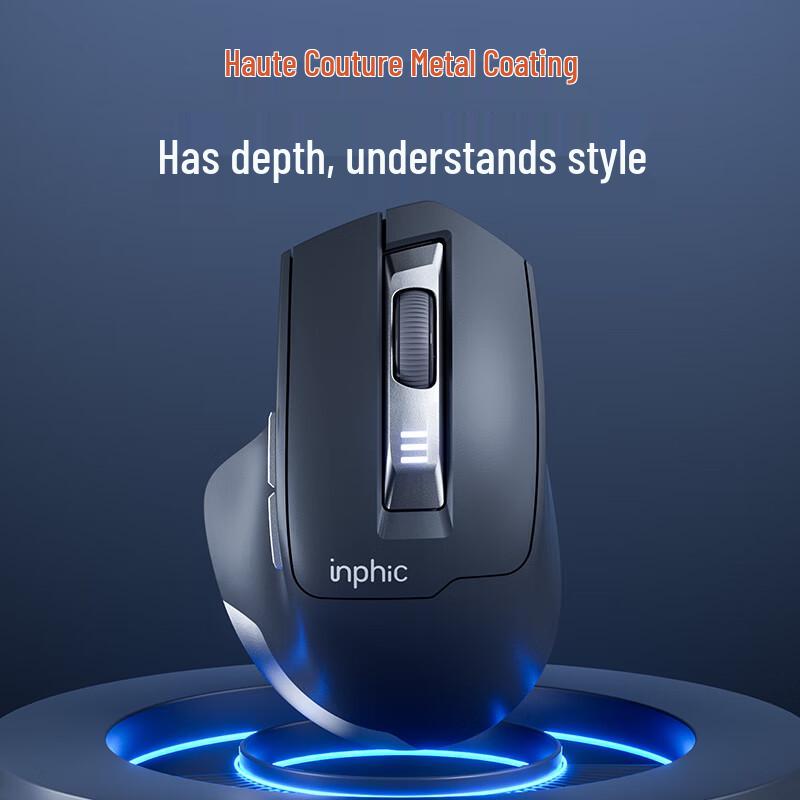 INPHIC M9 Ergonomic Rechargeable Silent Wireless Mouse