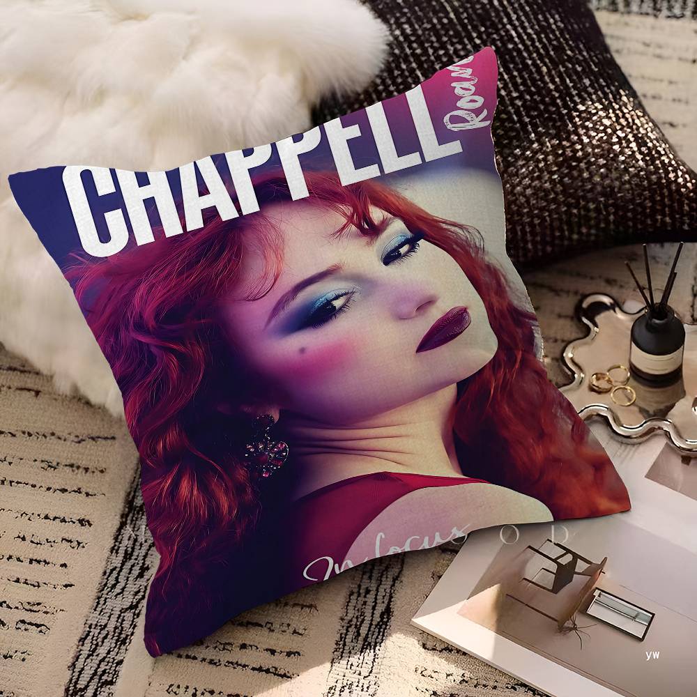 Singer C-Chappell Roan Pillow Anime Pillow Sofa Bed Head Pillow Cover Cushion Cover 45X45 Cm Fashion