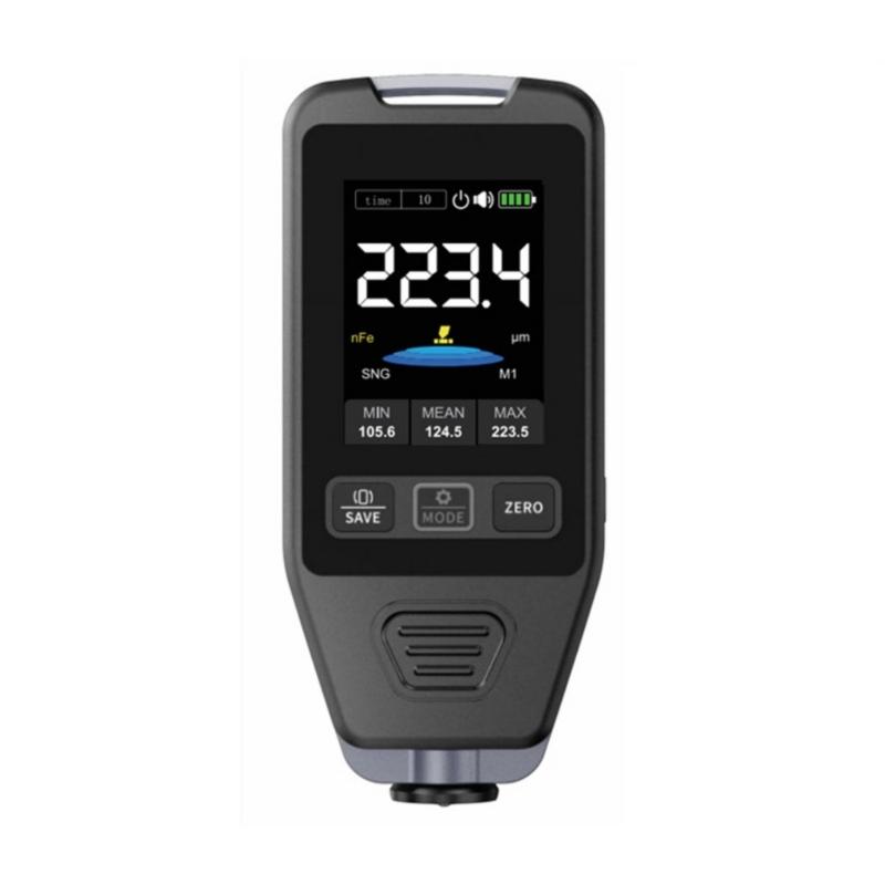 Digital Coating Thickness Gauge Rechargeable 0-1400 LCD Display Paint Coating Meter Car Paint Gauge 0.1 Resolution