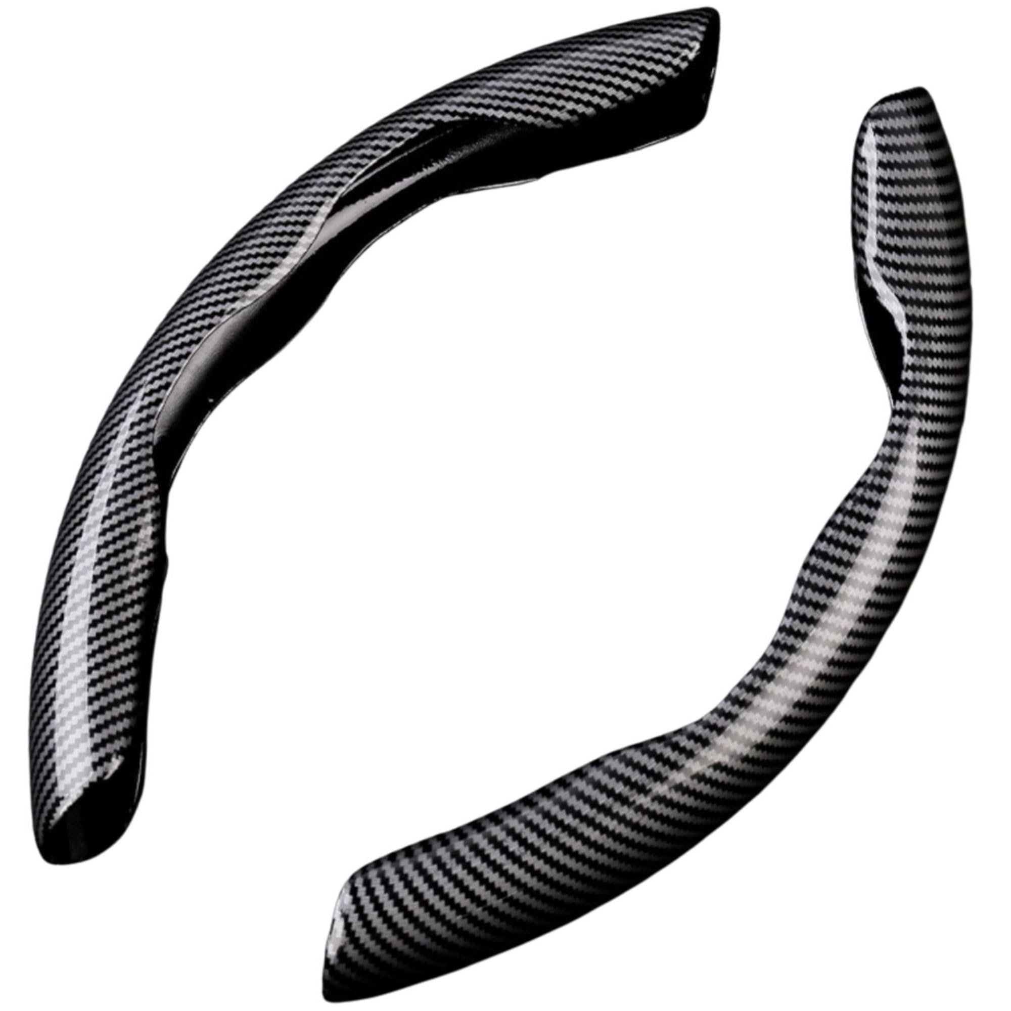 

GRmkt Чехол на руль, Ручка для руля, для автомобилей, Противоскользящий, для потных рук, Легкая установка, Детали, D-образный, Круглый, Черный