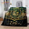 HD Muslim Islam Prayer Kneeling Poly Mats Mandala Soft Blankets,Keep Warm Throw Blanket for Picnic Beds Sofa Home Bedroom Gift