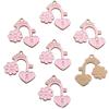 16 Styles KC Gold Drop Oil Fresh Flower Valentine's Day Pendant Charms - Premium and Creative Ornaments