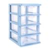 1Pcs Transparent Makeup Storage Box Tabletop Drawer Organizer Desktop Sundries Container Tabletop Container