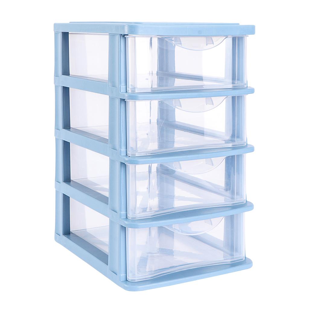 1Pcs Transparent Makeup Storage Box Tabletop Drawer Organizer Desktop Sundries Container Tabletop Container