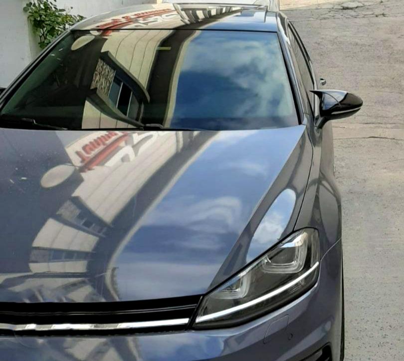

Зеркальная крышка с изображением Бэтмена и летучей мыши для Volkswagen Golf 7/7,5 2012 г., черная зеркальная крышка для пианино, правая и левая, 2 шт., автоаксессуары