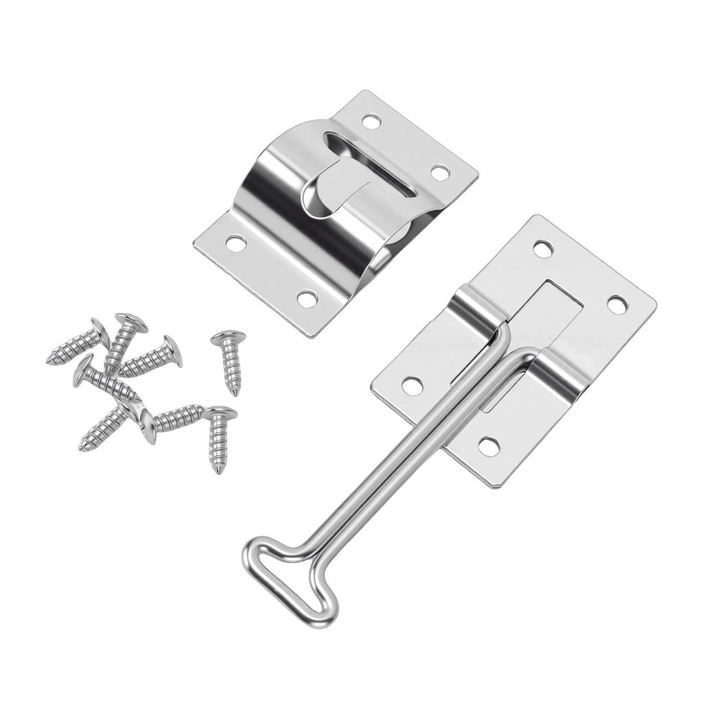 RV Door Holder Stainless Steel T Trailer Door Holder Catch for Trailers Camping Vehicle Trucks