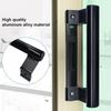 8 Inch Glass Door Pull Handle for Patio Doors Universal Right/Left,Aluminum Alloy Sliding Door Handles Furniture Cabinet Handle