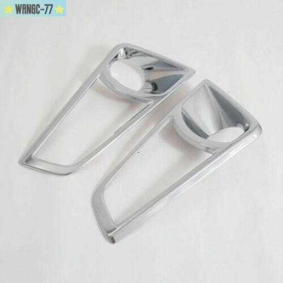 Car Accessory Chrome Front Fog Light Lamp Cover Trim For Toyota Hiace -