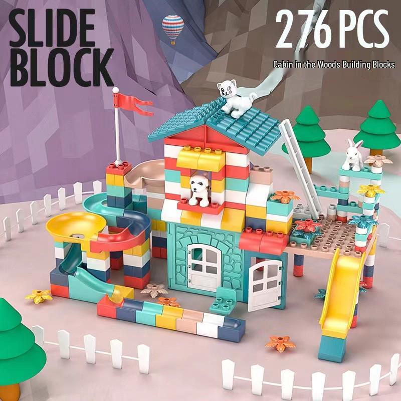 Multifunctional Building Block Table for Kids, Compatible with Large Lego Pieces, Educational Toy for Boys Ages 3-6