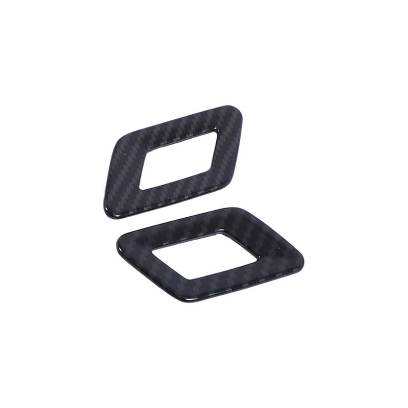 

For BMW 7 Series G70 2026-2026 ABS Carbon Fiber Car Rear Door Switch Button Decorative Frame Stickers Car Interior Accessories