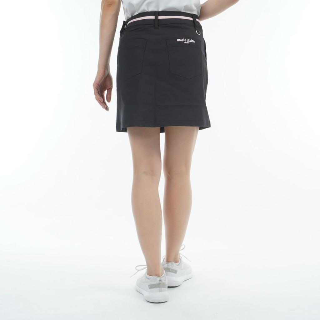 Marie Claire Women's Floral Embroidered Skirt 715360 Black, Size 3L