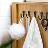 Heavy Duty Alloy Hooks with Screws Wall Mounted Hanging Hangers for Coat Towel Bags Cups Hook Home Storage Rack Holder Wholesale