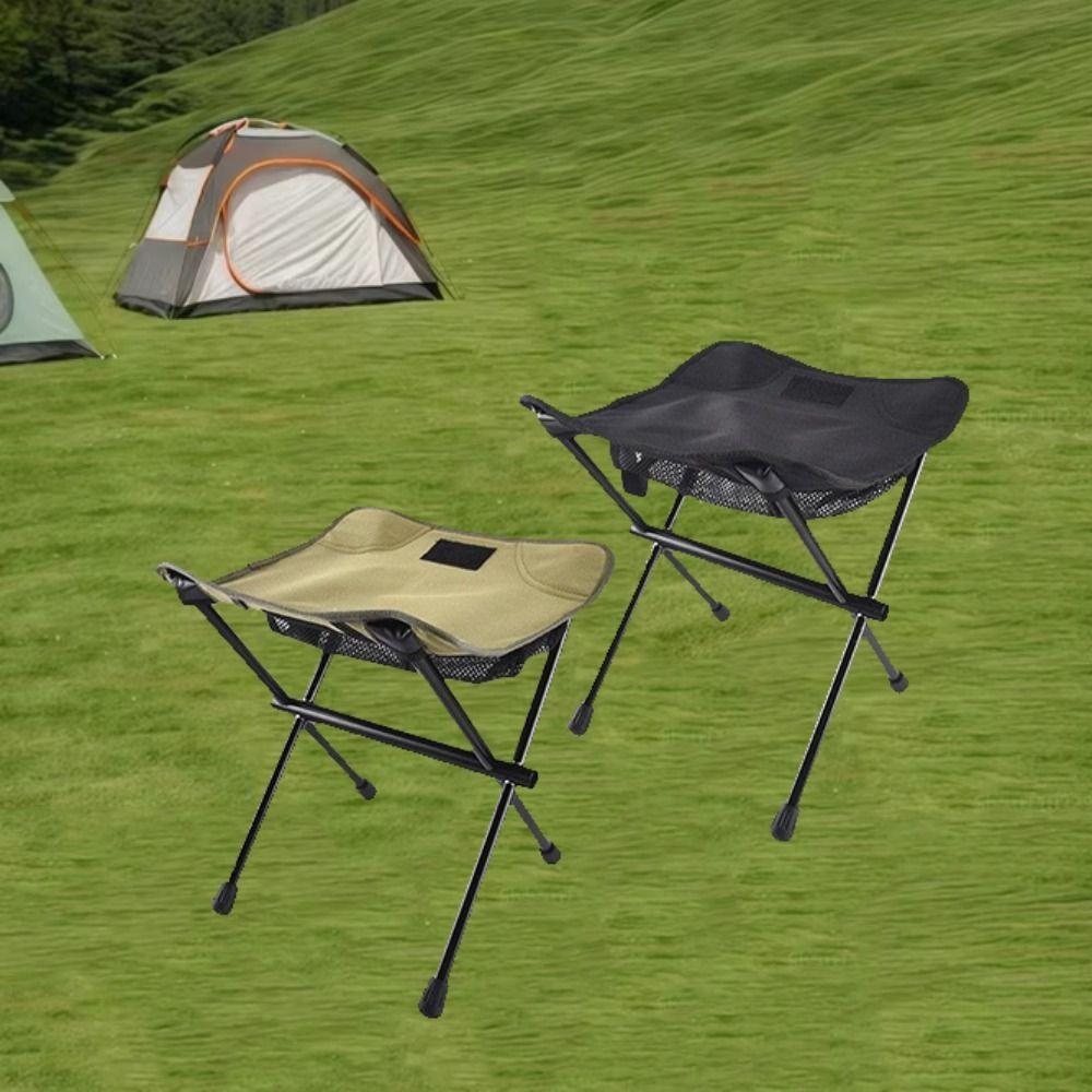 Moisture Proof Travel Beach Chairs Load Bearing Folding Fishing Chair  Outdoor Concerts