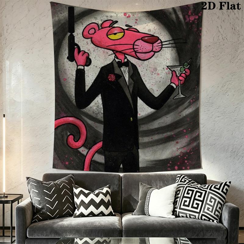 Pink leopard print Pattern Home Decor Tapestry, Wall Hanging, Decorative RV Wall Cloth.ZGT0914172