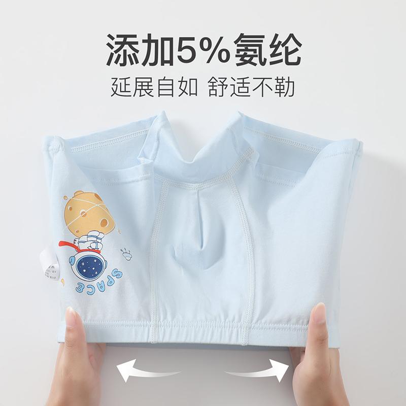 Fentengkan 7A Antibacterial Cotton Underwear for Boys (4-Pack)