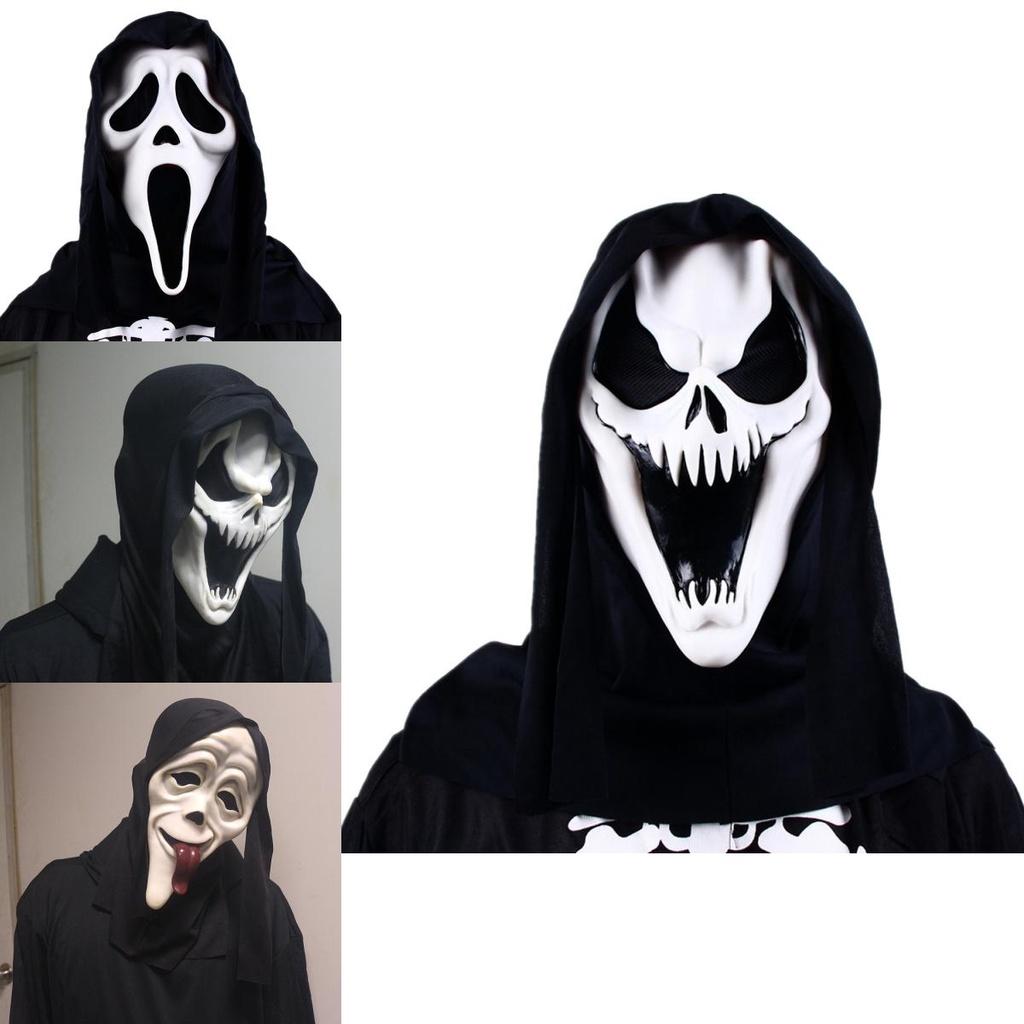 Laat Je Vrienden Schrikken Met Ons Volwassen Scream Pak Masker Gezichtsmasker Spook Cosplay Kostuum Perfect Voor Halloween!