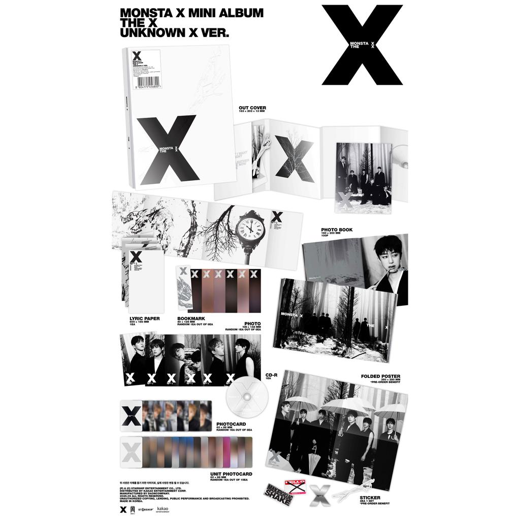 [Vorbestellung] MONSTA X 13. Mini-Album [THE X] (+Online-Vorteil)