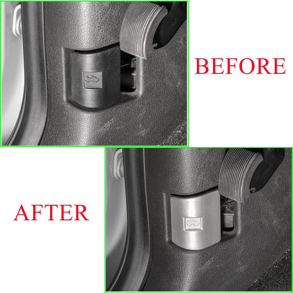 Car Hood Engine Button Switch Decoration Cover Trim Stickers for Ford F150 2015 2016 2017 2018   Interior