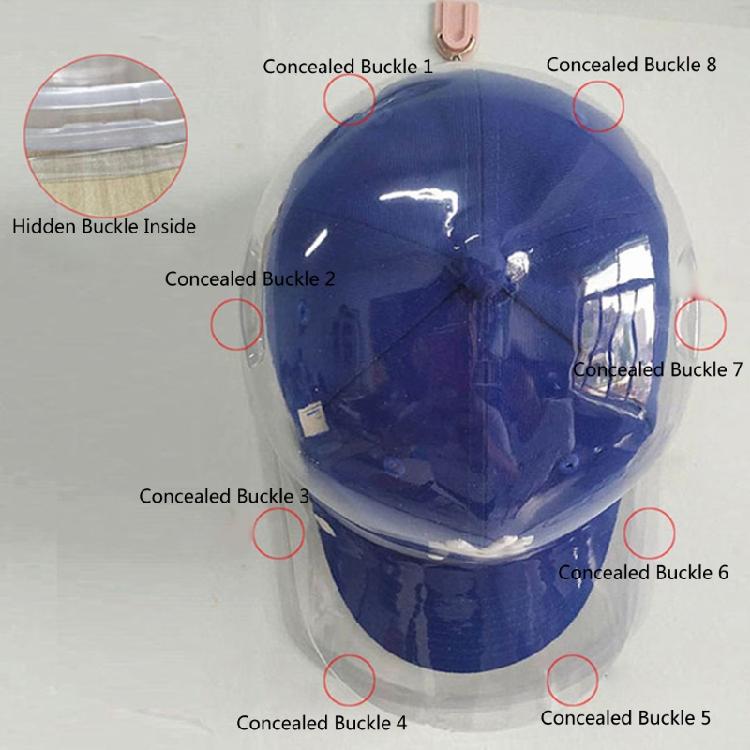 Transparent Cap Storage Box Double-layer Cap Holder for Baseball Cap Peaked Cap