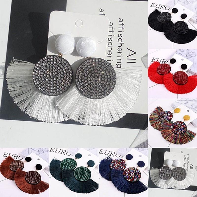 Buy Available Tassel Earrings Bohemian Statement Long Earring Handmade ...