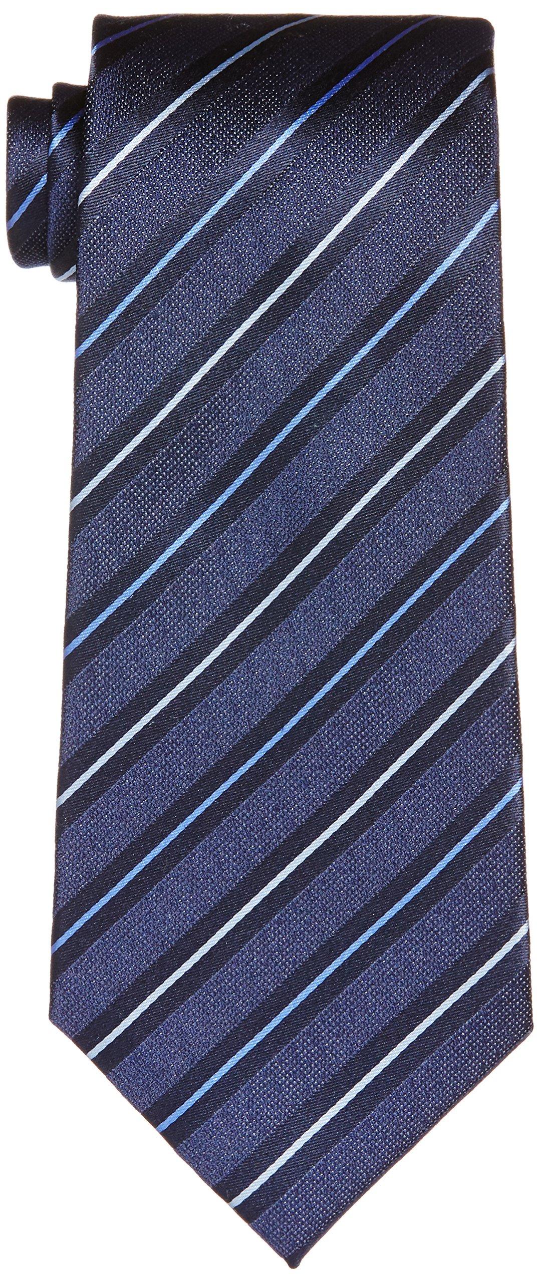 [Hiroko Koshino Homme] Striped Necktie 003254-20000-2930 02 Navy base, blue and sax stripes FREE