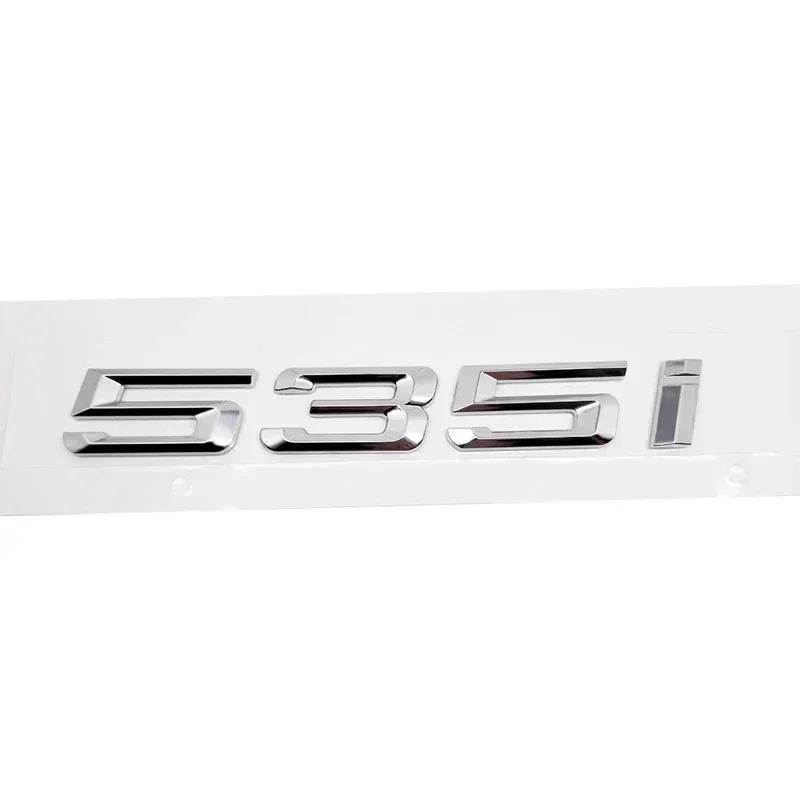 ABS Car Rear Trunk Letters Logo Badge Emblem Sticker For BMW 5 Series 520i 525i 528i 530i 535i 540i 523i E39 E60 E61 F10 F11 G30