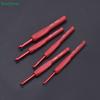 9Pcs Red Crochet DIY Handmade Knitting Tool, Aluminum Oxide Yarn Needle 2.0-6.0mm Crochet Kit