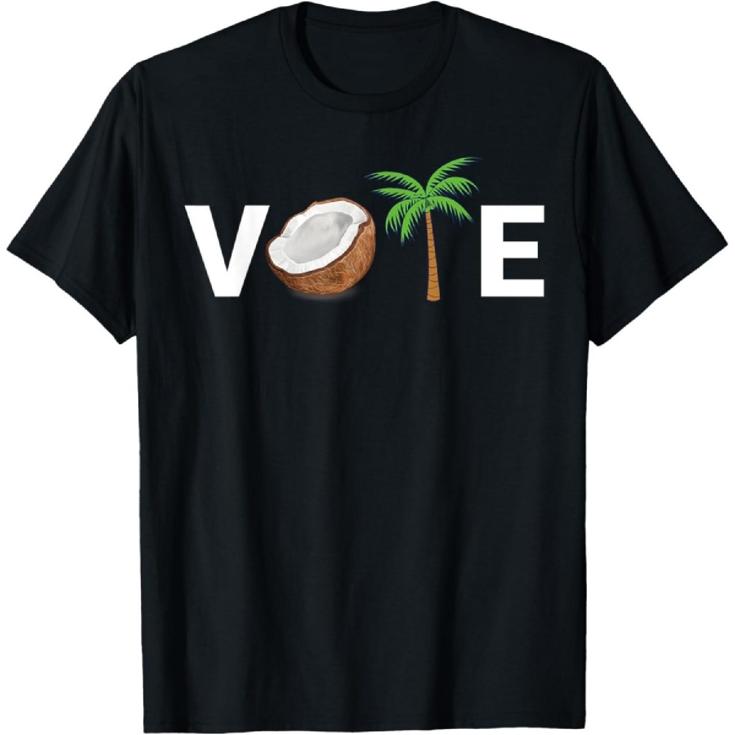 You Think You Just Fell Out Of A Coconut Tree, Vote Kamala T-Shirt S