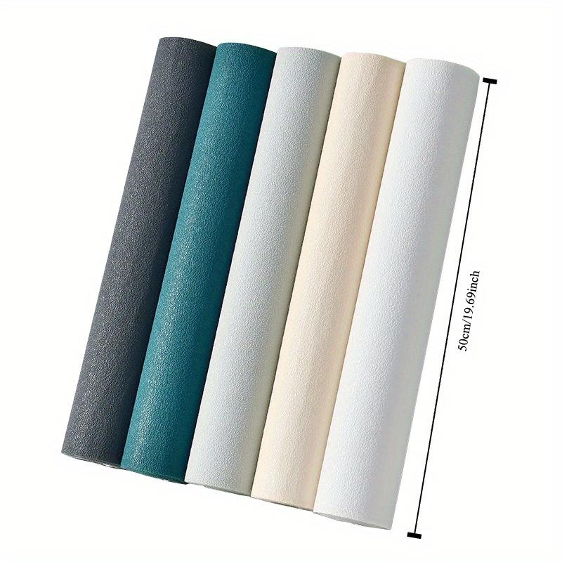 3D Self Adhesive Wall Sticker Roll Embossed Diatom Mud Pattern Waterproof Moisture Proof Wallpaper For Bedroom Hotel Decoration