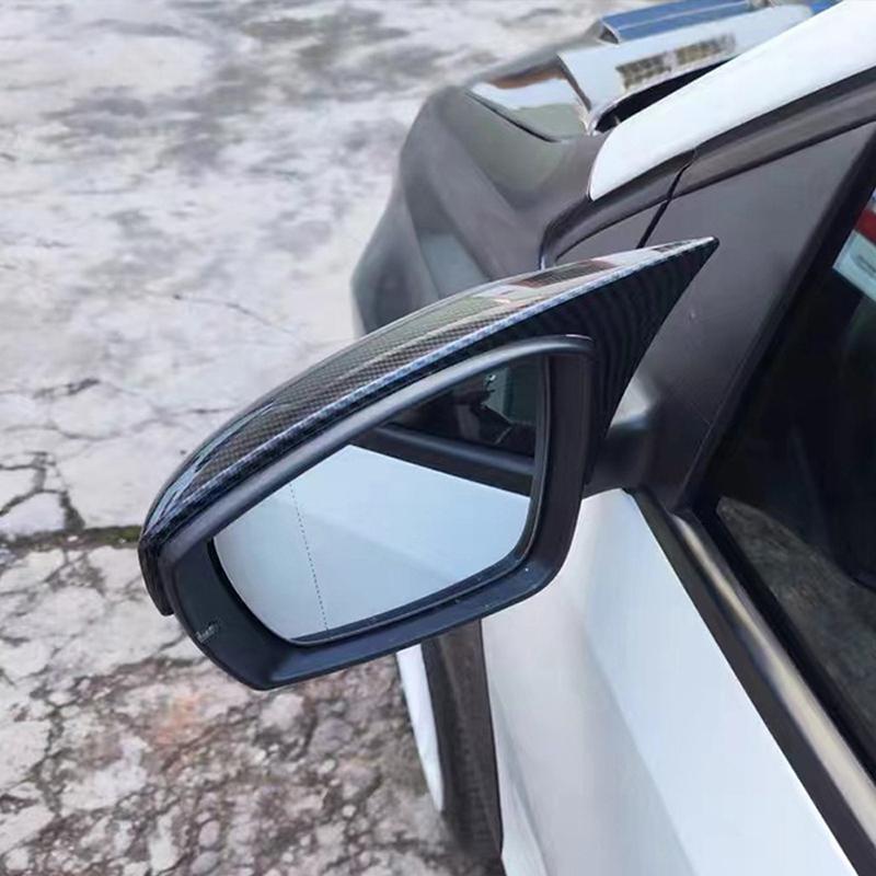 Capace de acoperire pentru oglindă retrovizoare laterală pentru mașină, ornamente pentru carcasă, stil corn de boi pentru Volkswagen VW Polo MK5 6R 6C 2009-2017 Accesorii