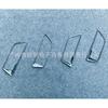 Toyota Harrier/Venza 2020 Interior Door Handle Frame - Carbon Fiber Stainless Steel Pattern