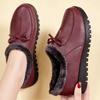 New Chinese Style New Mother Cotton Shoes Women's Velvet Soft Sole Comfortable and Warm Middle-aged and Elderly Cotton Boots Winter Flat-soled Elder