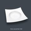 Huihuang White Melamine Salad & Pasta Plate
