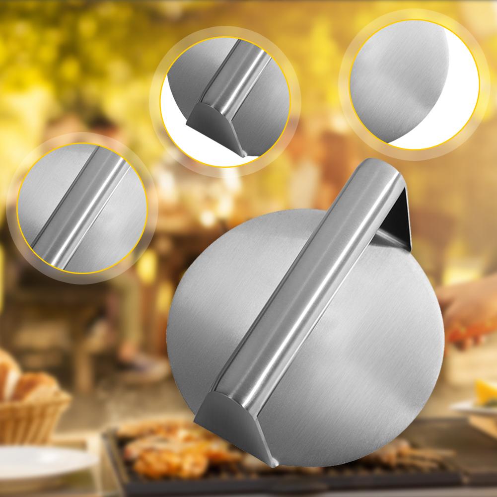 Stainless Steel Smash Burger Press Grill Accessories For Flat Top Grill Hamburger Press And Squeeze Grease Easy To Clean Kitchen