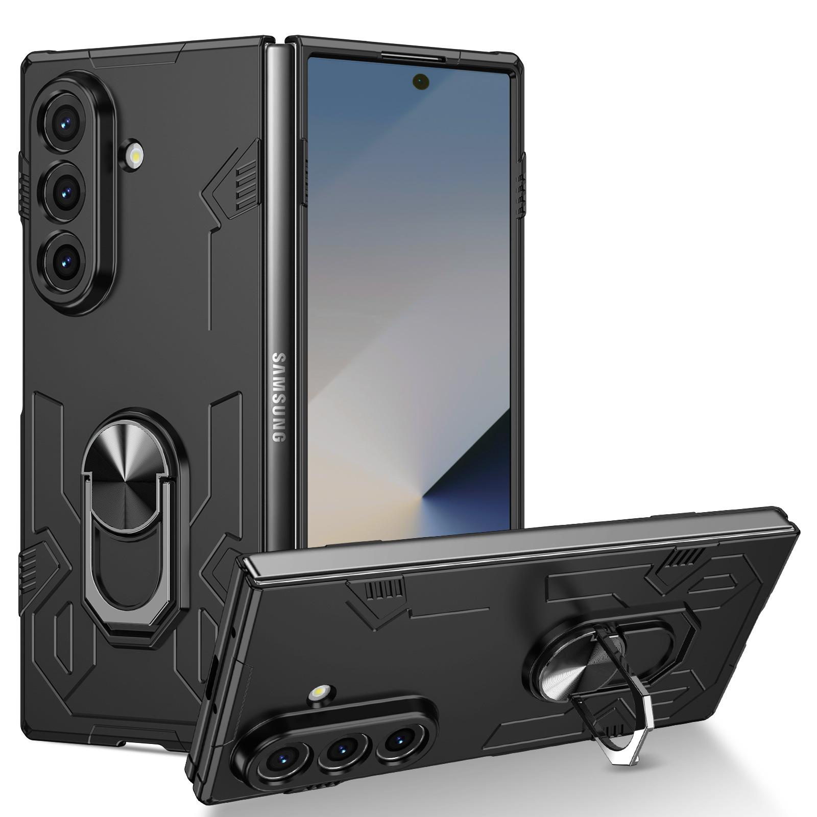 

Suitable for Samsung Galaxy ZFold7 Mech Ring Folding Phone Case Z Flip7 Car 360 Bracket Case Z Flip1