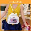 Pu Material Pink Butterfly Bow Double Shoulder Bag For Daily Use Women And Men