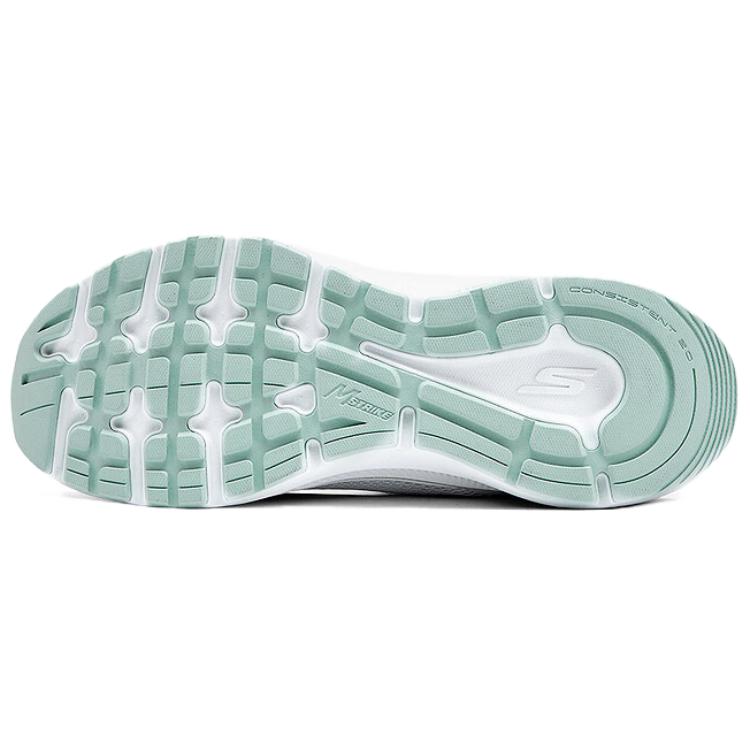 Skechers Go Run Consistent 2.0 Comfortable Lightweight Shock Absorption Support Low Top Casual Shoes Women Sneakers White 128619-WLB