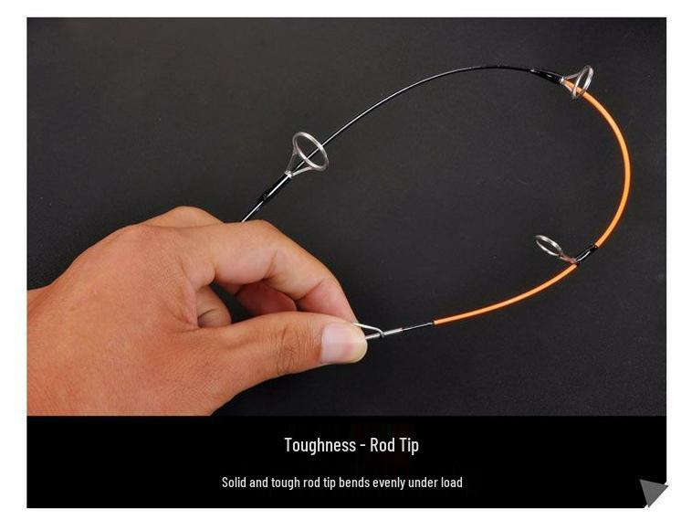 Ice Fishing Rod - Soft Tip Jointed, 50cm/60cm, Small Freshwater Fiberglass Rod