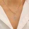 Forest Style Leaf Pendant Necklace Minimalist Branch Chain Clavicle Chain Women Jewelry