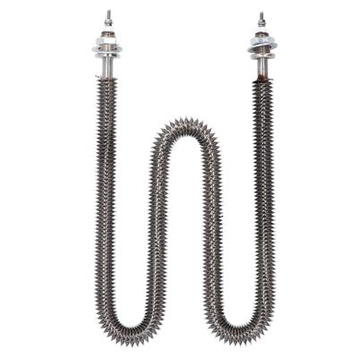 Finned Heating Element W Type 3500W M18 X 25 Stainless Steel Electric Heat Tube for for Ovens Baking