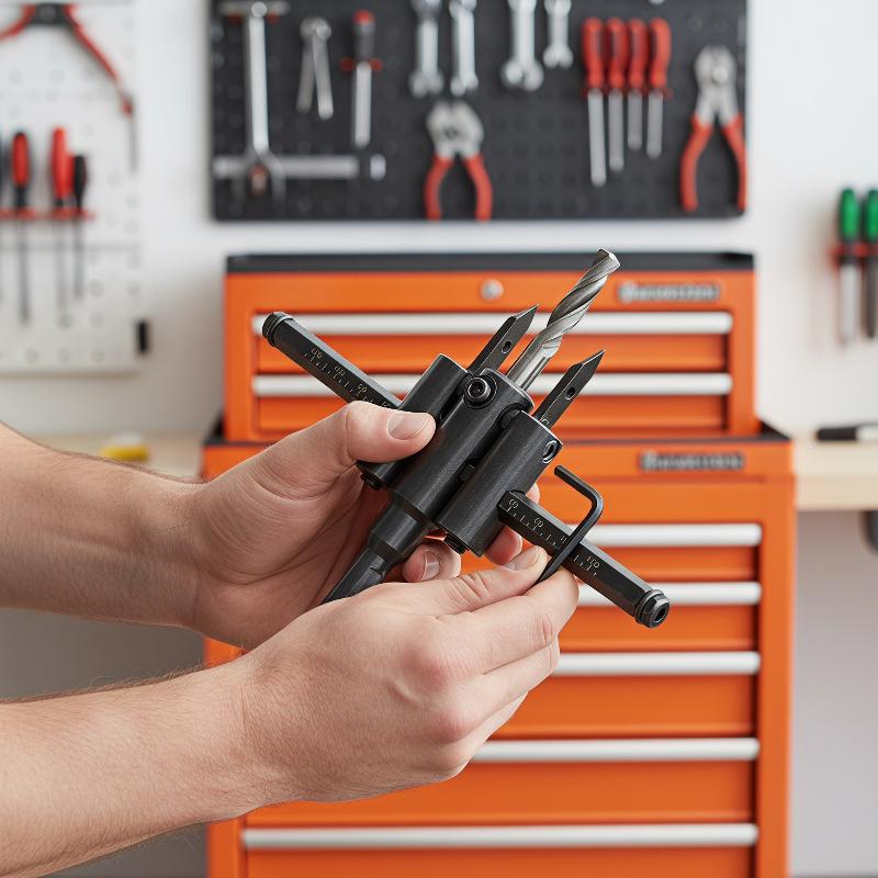 Adjustable Wood Hole Saw Drill Bit Easy Operate Hole Cutter for Beginner Carpenter Home DIY Repair Projects