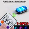 Wireless LED Strobe Lights Car Decor Atmosphere Light 8 Colors Rechargeable Led Lights Anti-Collision LED Warning Light